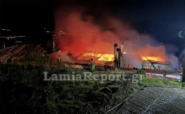 Πυρκαγιά σε κτήριο κατοικίας στην περιοχή Πίτσι Φθιώτιδας
